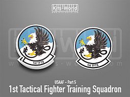 Kitsworld SAV Sticker - USAAF - 1st Tactical Fighter Training Squadron 